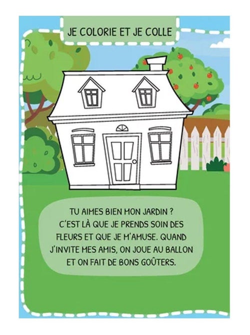 Mis primeras actividades de artes y manualidades, mi casa | Sassi Junior - Kiabi