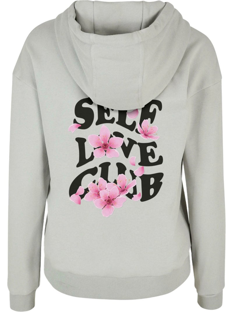 Miss Tee - Sudadera Self Love Club para Mujer Gris medio - Kiabi