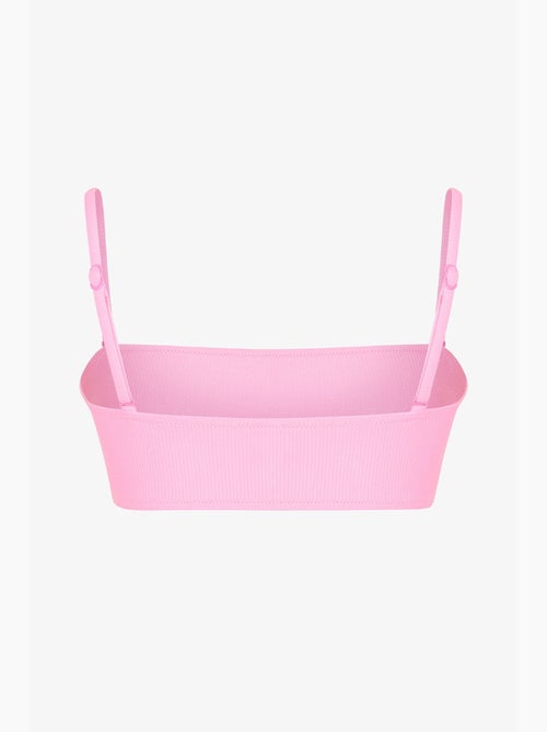 Missa top de bikini bandeau texturizado penti - Kiabi
