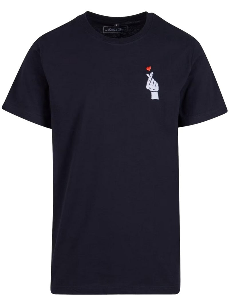 Mister Tee - Camiseta 2.0 Diseño Signo de Amor para Hombre Negro - Kiabi