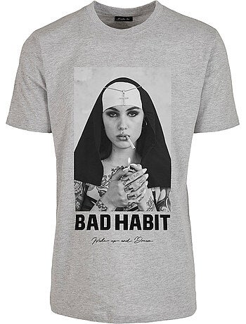 Mister Tee - Camiseta Bad Habit para Hombre