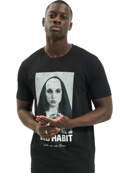 Mister Tee - Camiseta Bad Habit para Hombre - Kiabi Mister Tee - Camiseta Bad Habit para Hombre - Kiabi