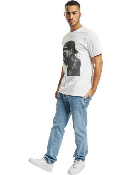 Mister Tee - Camiseta Cracked Background Diseño Tupac Shakur para Hombre - Kiabi Mister Tee - Camiseta Cracked Background Diseño Tupac Shakur para Hombre - Kiabi