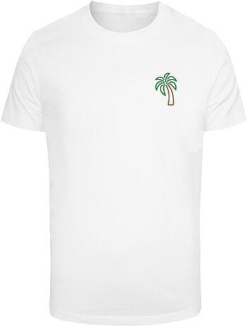 Mister Tee - Camiseta Diseño Árbol de Coco para Hombre