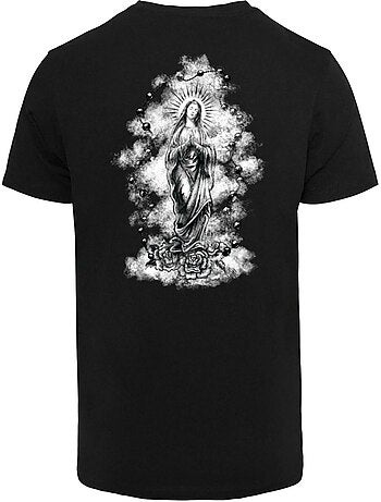 Mister Tee - Camiseta Diseño Rosary Mary para Hombre
