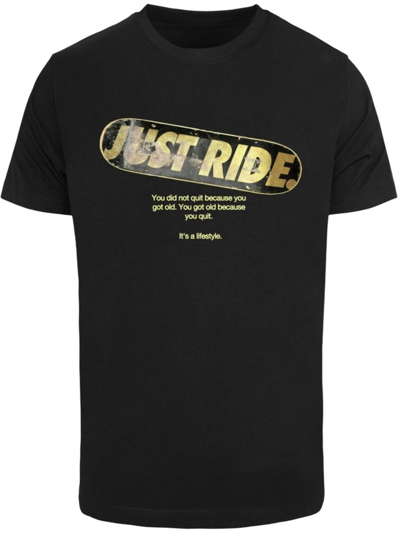 Mister Tee - Camiseta Just Ride para Hombre Negro - Kiabi