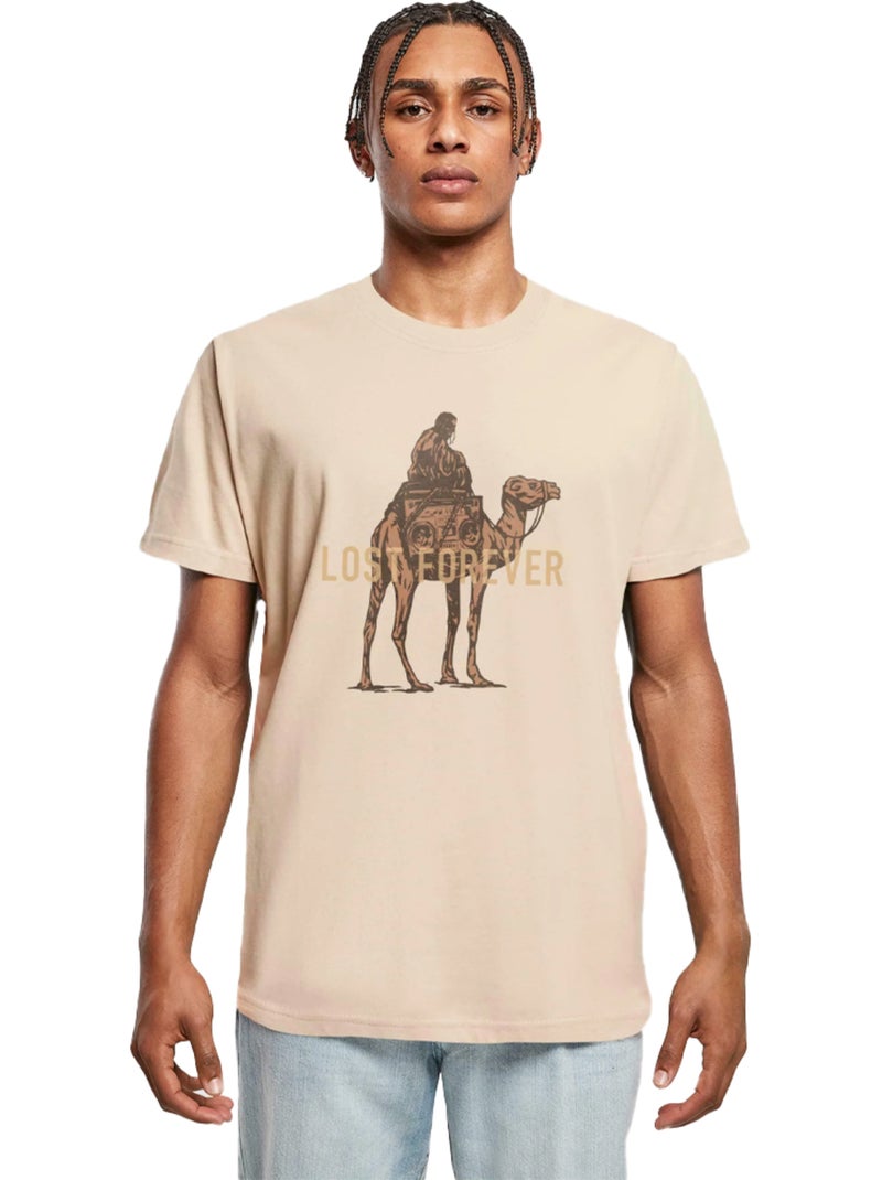 Mister Tee - Camiseta Lost Forever para Hombre Beige - Kiabi