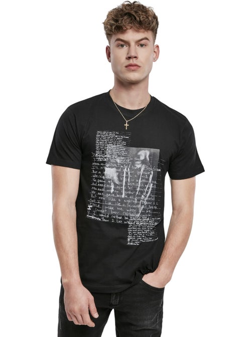 Mister Tee - Camiseta Lyrics Diseño Tupac Shakur para Hombre - Kiabi