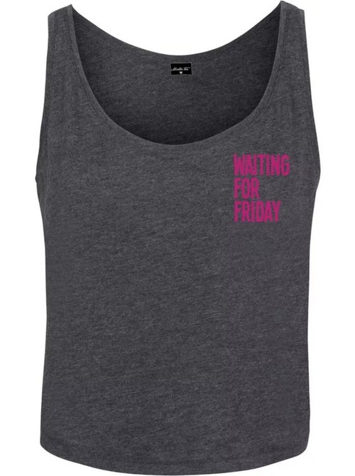 Mister Tee - Camiseta Sin Mangas Waiting For Friday Box para Mujer - Kiabi Mister Tee - Camiseta Sin Mangas Waiting For Friday Box para Mujer - Kiabi