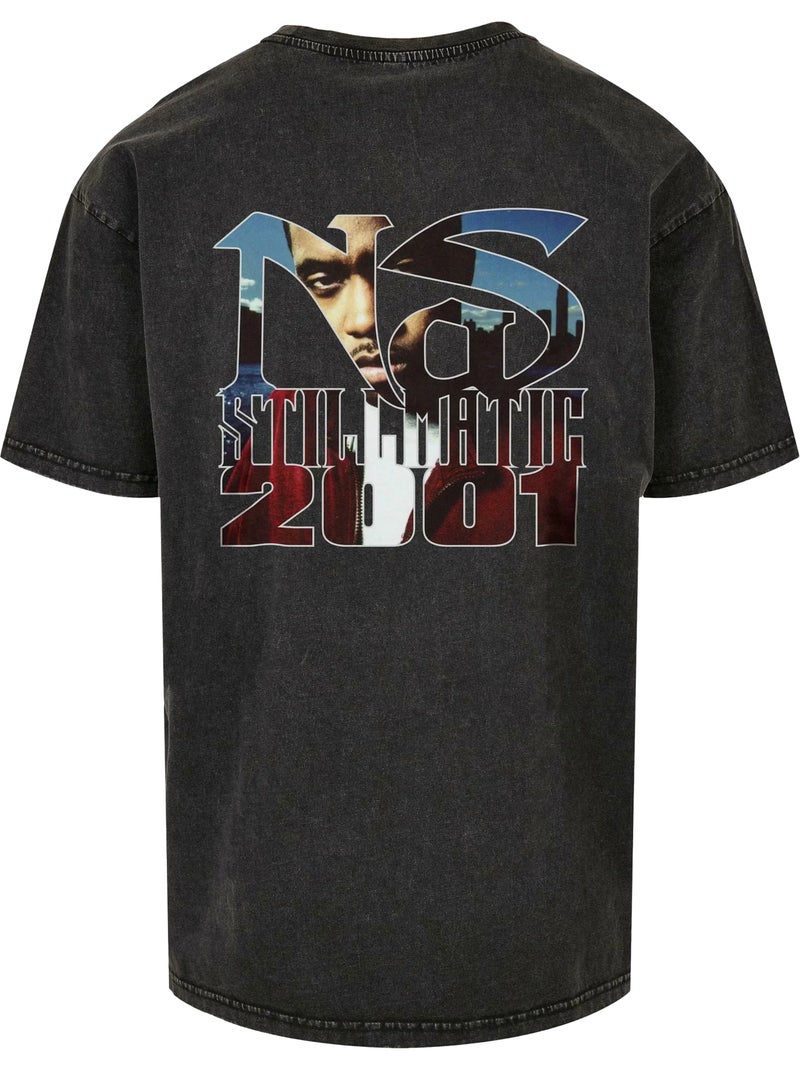 Mister Tee - Camiseta Stillmatic Diseño Nas para Hombre Negro - Kiabi