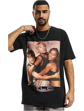 Mister Tee - Camiseta TLC Group Diseño Logotipo para Hombre