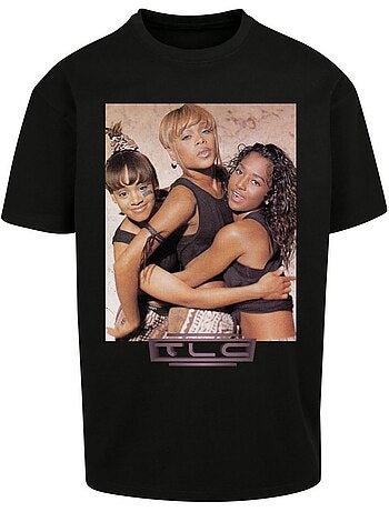 Mister Tee - Camiseta TLC Group Diseño Logotipo para Hombre