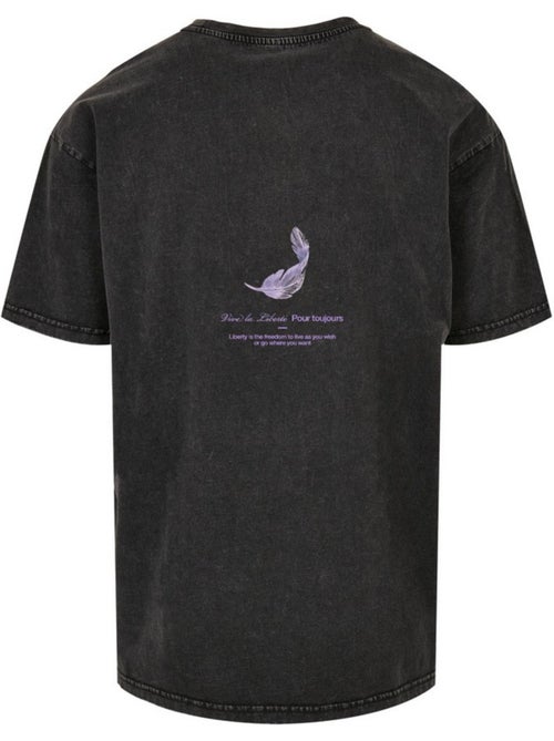 Mister Tee - Camiseta Vive La Liberte para Hombre - Kiabi Mister Tee - Camiseta Vive La Liberte para Hombre - Kiabi