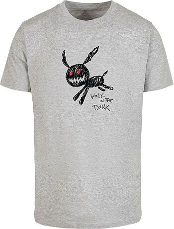 Mister Tee - Camiseta Walk In The Dark Diseño Impreso para Hombre
