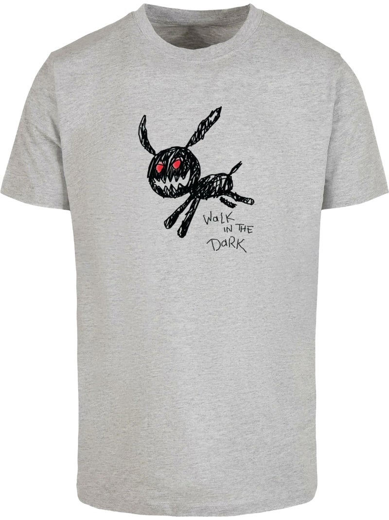 Mister Tee - Camiseta Walk In The Dark Diseño Impreso para Hombre Gris jaspeado - Kiabi