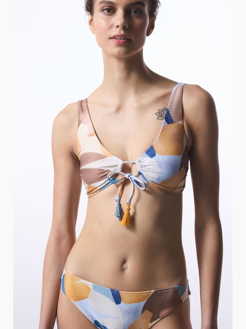 Misty hot top de bikini con estampado étnico y abalorios penti - Kiabi Misty hot top de bikini con estampado étnico y abalorios penti - Kiabi
