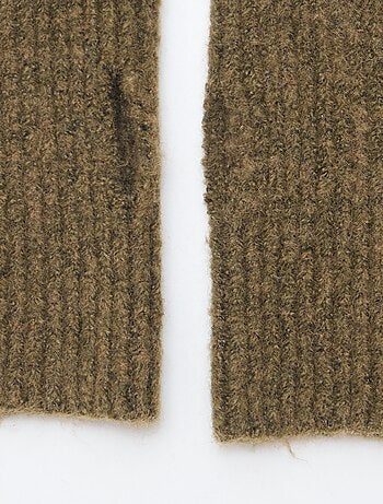 Mitones con puño liso