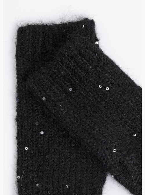 Mitones de punto brillantes con lentejuelas - AFIBEL - Kiabi