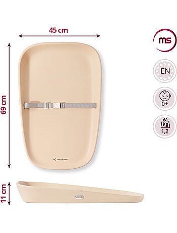 Moby-system baby nest - cambiador suave y seguro para bebés
