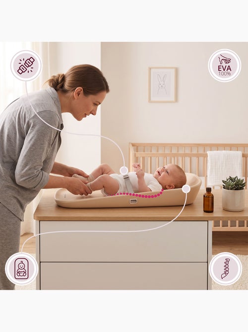 Moby-system baby nest - cambiador suave y seguro para bebés - Kiabi Moby-system baby nest - cambiador suave y seguro para bebés - Kiabi