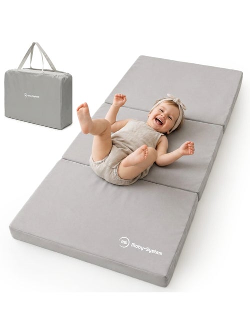 Moby-system colchón plegable para cuna de viaje y parque infantil - Kiabi Moby-system colchón plegable para cuna de viaje y parque infantil - Kiabi