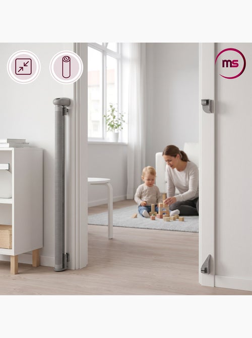 Moby-system homesafe - barrera de seguridad retráctil para niños - Kiabi