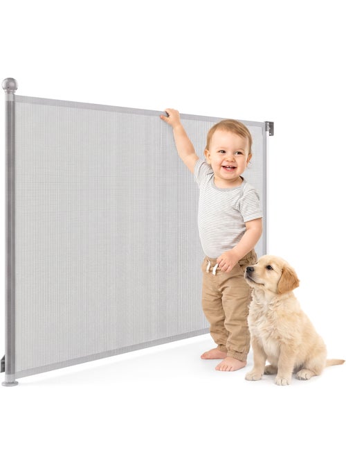 Moby-system safeguard barrera retráctil de seguridad para niños y mascotas - Kiabi Moby-system safeguard barrera retráctil de seguridad para niños y mascotas - Kiabi