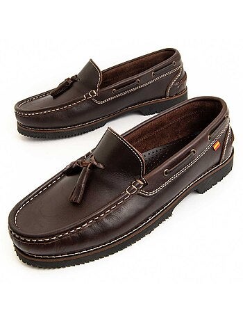 Mocasín Casual De Piel Para Hombre. Purapiel Puranautic