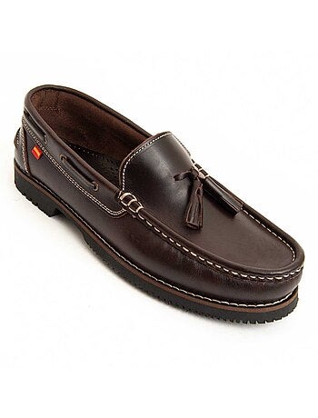 Mocasín Casual De Piel Para Hombre. Purapiel Puranautic