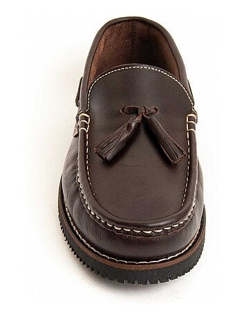 Mocasín Casual De Piel Para Hombre. Purapiel Puranautic