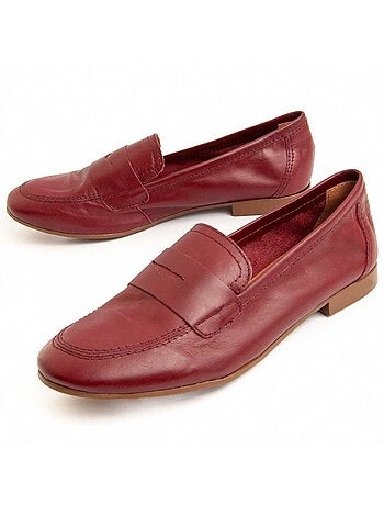 Mocasín Casual De Piel Para Mujer. Purapiel Moccasia