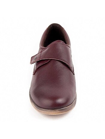 Mocasín De Piel Con Cuña Para Mujer. Purapiel Anila