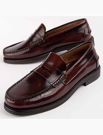 Mocasín De Piel Para Hombre. Purapiel Castellar