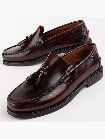 Mocasín De Piel Para Hombre. Purapiel Castellar