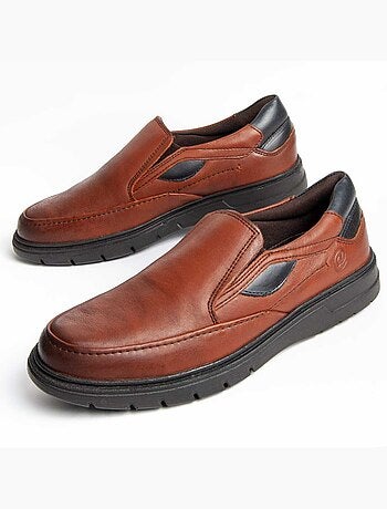 Mocasín De Piel Para Hombre. Purapiel Confore