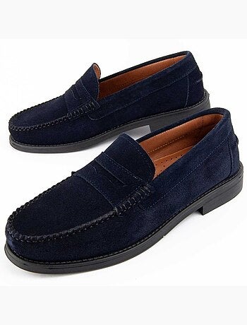 Mocasín De Piel Para Hombre. Purapiel Moretto