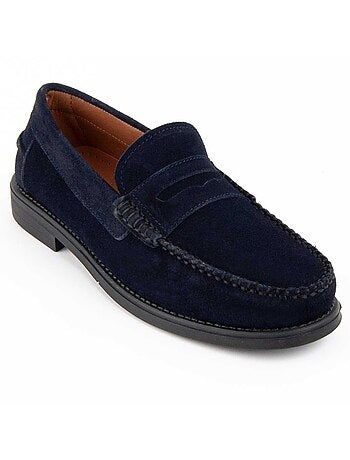 Mocasín De Piel Para Hombre. Purapiel Moretto