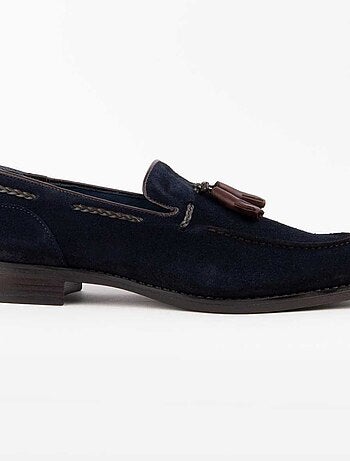 Mocasín De Piel Para Hombre. Purapiel Moretto