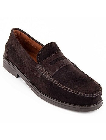 Mocasín De Piel Para Hombre. Purapiel Moretto