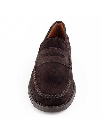 Mocasín De Piel Para Hombre. Purapiel Moretto