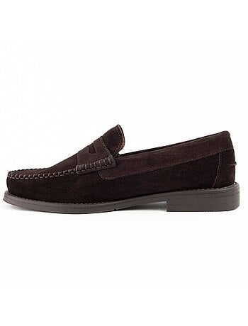 Mocasín De Piel Para Hombre. Purapiel Moretto