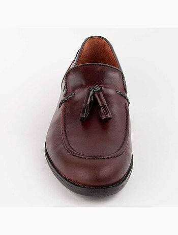 Mocasín De Piel Para Hombre. Purapiel Moretto