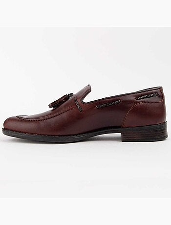 Mocasín De Piel Para Hombre. Purapiel Moretto