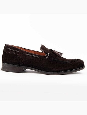 Mocasín De Piel Para Hombre. Purapiel Moretto