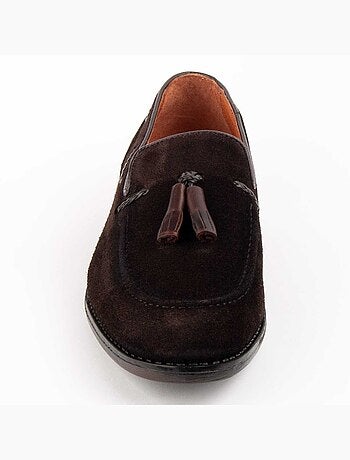 Mocasín De Piel Para Hombre. Purapiel Moretto