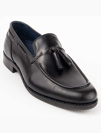 Mocasín De Piel Para Hombre. Purapiel Moretto
