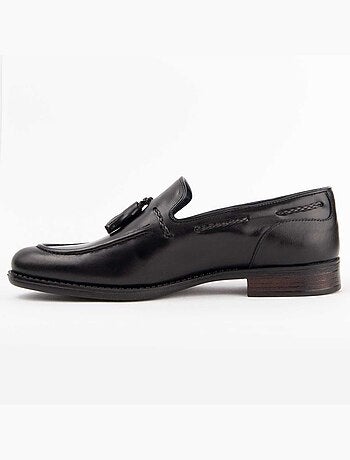 Mocasín De Piel Para Hombre. Purapiel Moretto