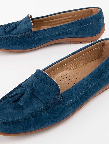 Mocasín De Piel Para Mujer. Purapiel Meilis