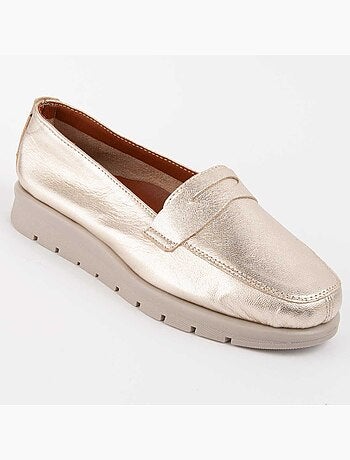 Mocasín De Piel Para Mujer. Purapiel Meilis