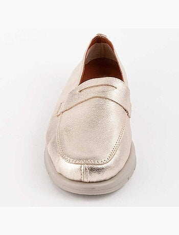 Mocasín De Piel Para Mujer. Purapiel Meilis